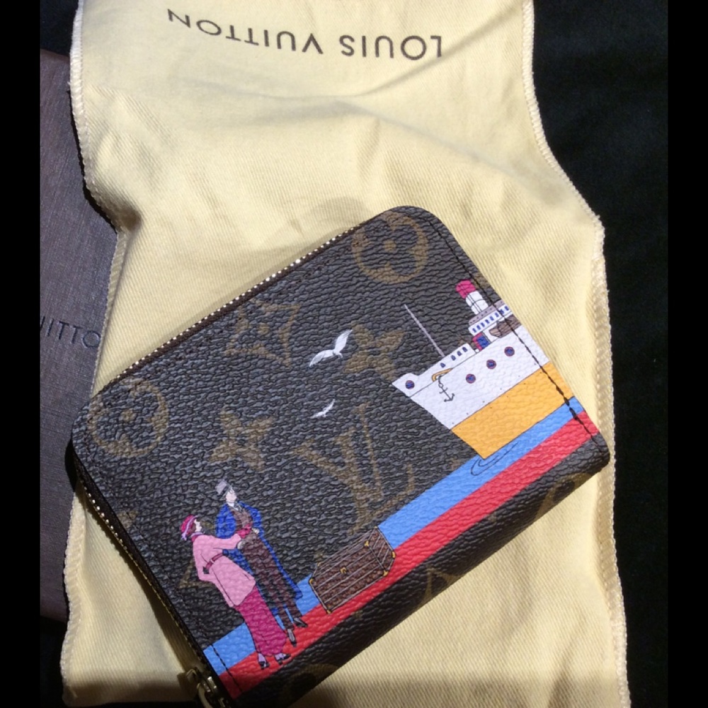🌈NEW LOUIS VUITTON ZIPPY WALLET. RARE PIECE.
